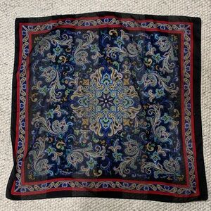 Elegant Paisley Silk Scarf